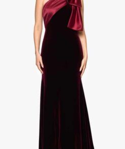 One-Shoulder Jersey Gown