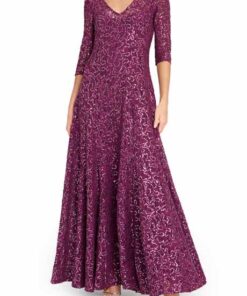 Asymmetric Strapless Satin Gown