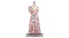 Stylish Pleated Casual Dress with Eye-Catching Print Design