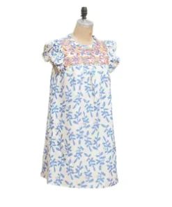 Women Casual Dress with Vivid Floral Prints Playful Style