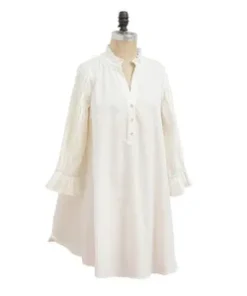 French Silk Mermaid Pastoral Long Dress