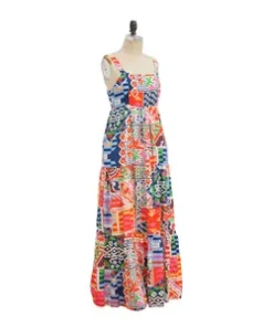 Elegant Summer Casual Dress with Delicate Floral Prints